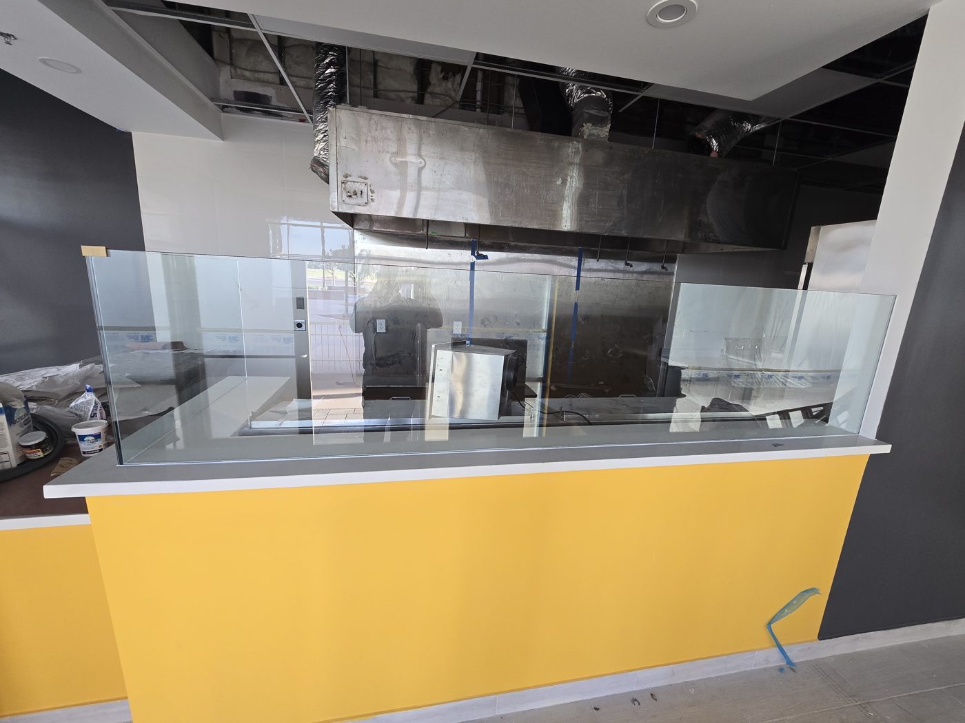 Custom glass installation, Aug 2024, Phoenix metro by Mad Touch Glass